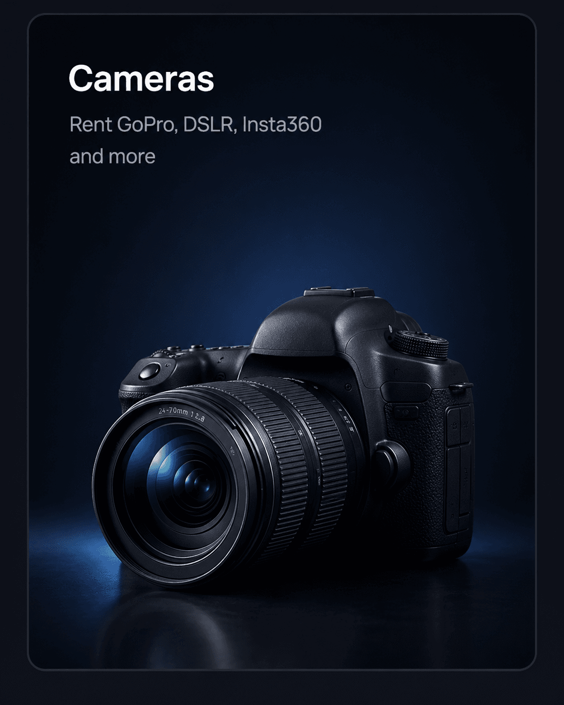 Cameras for rent