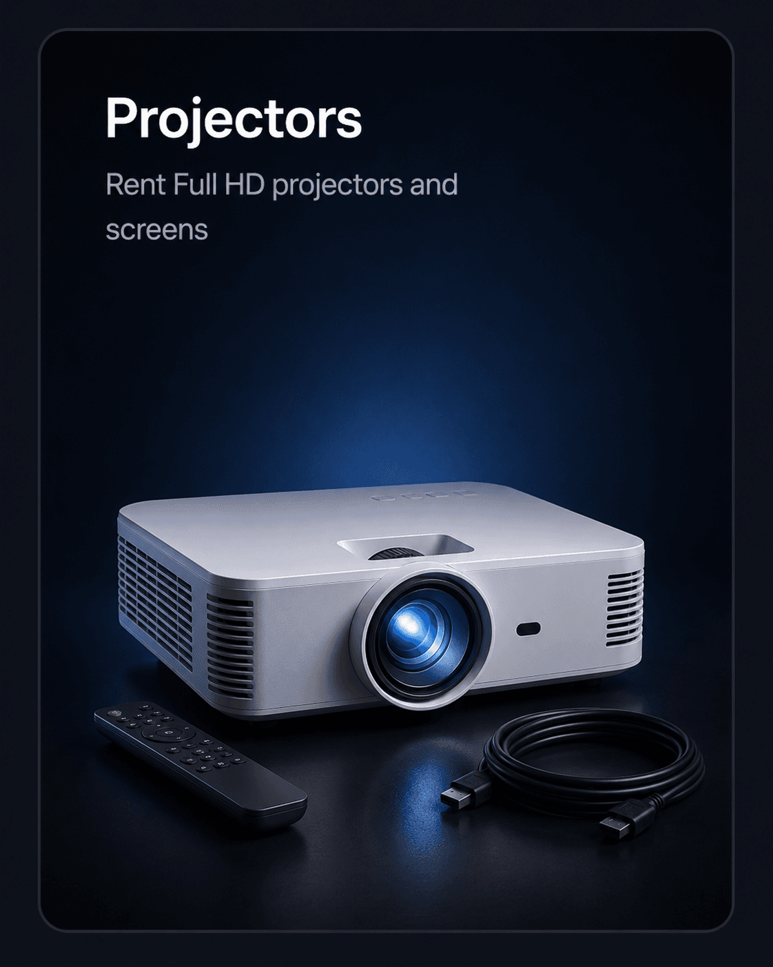 Projectors for rent